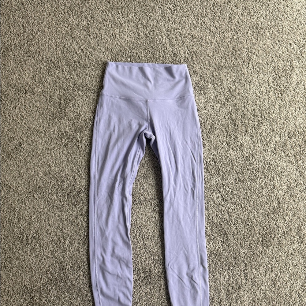 Lululemon Align High-Rise Pant 25” Lilac Smoke Size 4